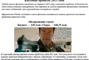 Кассовые провалы 2013 года