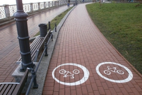 Пазл из тротуарной плитки в Калининграде