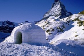 Деревня из льда