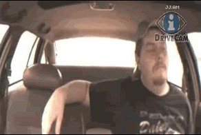 Уснул за рулем