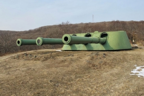 Ворошиловская батарея . Башни МБ-3-12