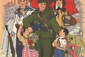 Дети и солдаты на китайских плакатах 1950-х - 80-х годов