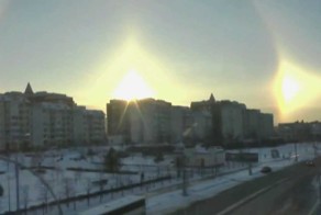 Парагелий или Ложное Солнце в Москве