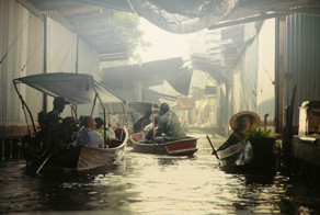   Таиланд. Плавучий рынок