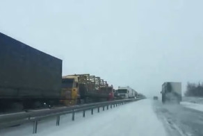 Пробка на въезде в Краснодарский край