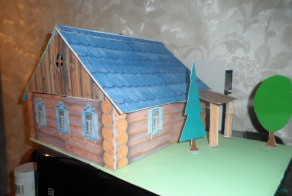 Макет русской избы своими руками
