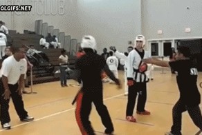 Вырубил за 6 секунд