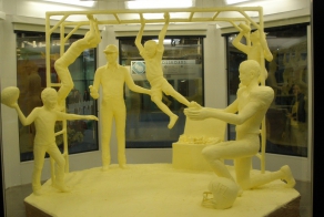 Скульптуры из масла