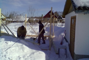 Необычная беседка