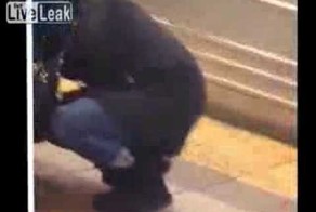 Познакомилась с крысой в метро!