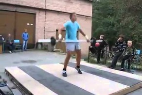 Рывок профи (Пацан со Штангой 15 кг)