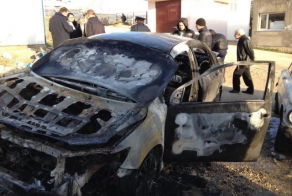 Лидеру партии «УДАР» сожгли