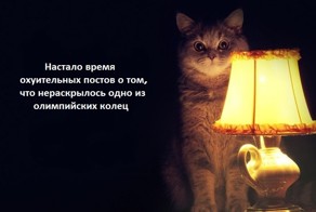 Пост про олимпийские кольца