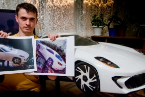 Макет суперкара типа GranTurismo