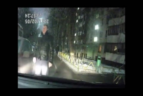 Авария во дворах