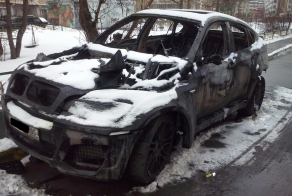 Еще один сгоревший BMW X6