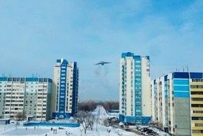Странный полёт ИЛ-76 над Оренбургом