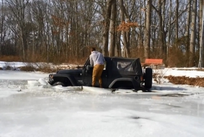 Чуть не утопил свой Jeep