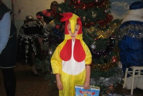 глупый новогодний костюм