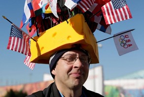Необычные олимпийские головные уборы.