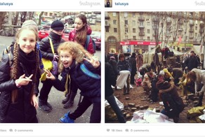 До и после: Киев в Instagram.