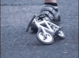 Самый маленький действующий велосипед!