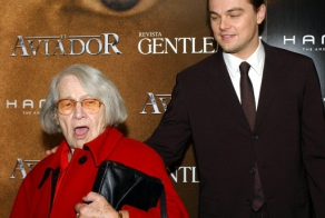 Русская бабушка с внуком