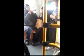 Драка в автобусе 243 Новосибирск