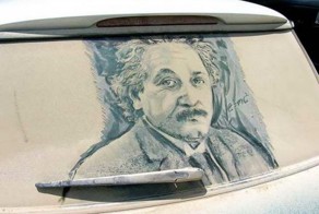 "Грязное искусство" — рисунки на автомобилях Скотта Уэйда (40 фото)