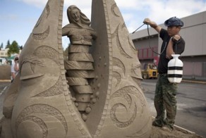 Скульптуры из песка 
