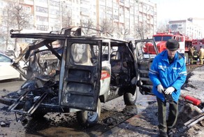 В Ульяновске взорвалась машина скорой помощи