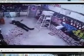 Ужасное нападение с мачете в магазине