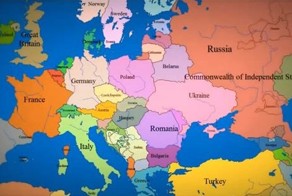 Как менялись границы России и Европы за тысячу лет!