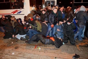 Массовые беспорядки в Донецке 13.04.2014