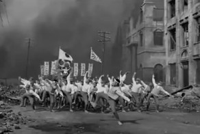 Парад японской армии после взятия г.Нанкин (март 1937г.)
