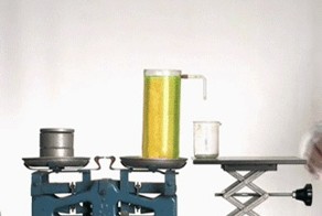 Закон Архимеда наглядно 