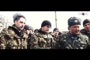 Украинская армия рабов - Людей удерживают насильно[21/03/2014]