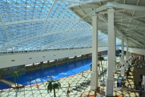 Крытый пляж в Красной поляне