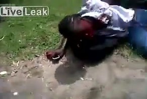 Мотоциклист остался без лица