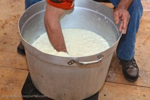 Приготовление Итальянской рикотты