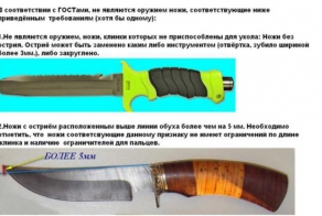 Оружие или просто нож?