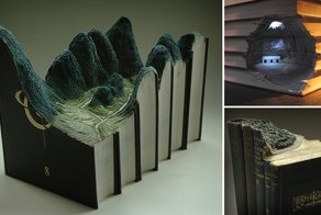 Творческие пейзажи из старых книг