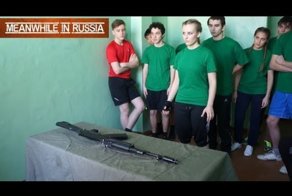 Разборка и сборка на скорость в одной из школ AK-74