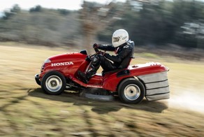 Газонокосилка Honda Mean Mower  установила  рекорд скорости