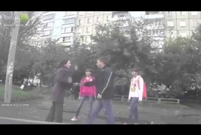 Девочка вырубила мужика