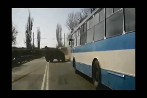 Авария с "Тигром" в Крыму