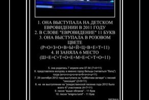 вывод: ее счастливое число - 11