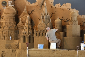 Японцы готовят выставку песчаных скульптур о России