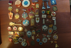 Коллекция значков.