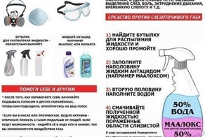 Памятка: защити себя от слезоточивого газа в полевых условиях